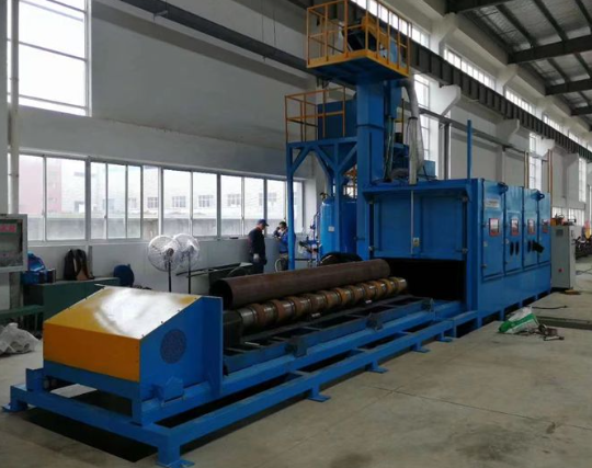 桦甸喷砂机在管道除锈中的现场施工应用