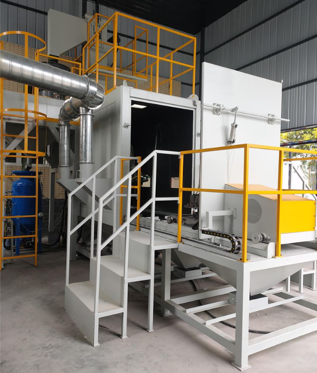 桦甸全自动喷砂机 实现无人化高效生产