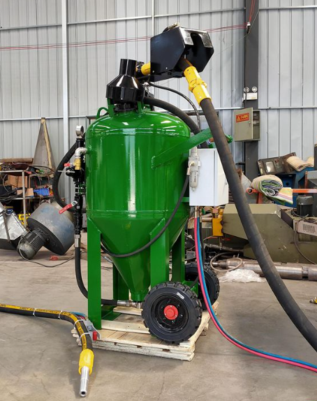 桦甸移动式喷砂机 户外施工效率翻倍